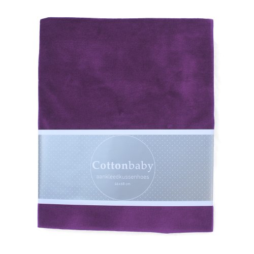 Housse de matelas à langer en velours, violet